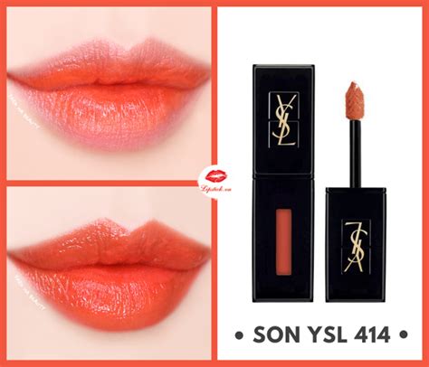 ysl 414 rave orange|YSL Rave Orange (414) Vinyl Cream Lip Stain Review.